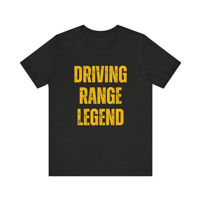 Golf Shirt Funny Golf Tee Shirt Driving Range Legend Tee Retirement Gift Funny Golf Apparel Gift for Golfer Birthday Gift Dad Golf Shirt