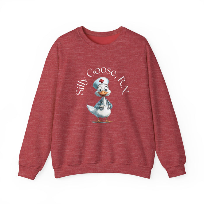 Silly Goose RN Sweatshirt, Registered Nurse Shirt, Nurse Gift, Nurse Shirt, Funny Shirt, Funny Goose Shirt,Funny Gift, Gag Gift, Nurse Day