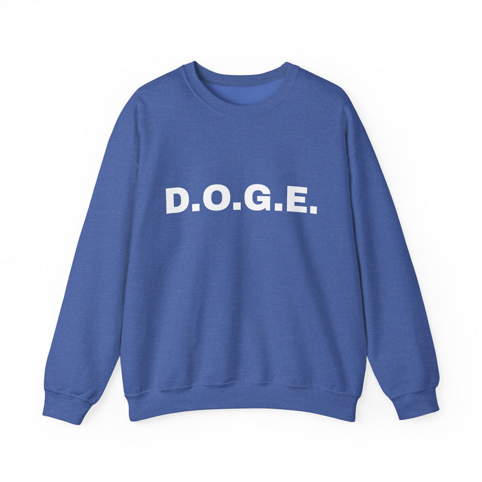 D.O.G.E. Unisex Sweatshirt for Republicans, Trump Supporters, Department of Government Efficiency, Political Activists, Political Apparel