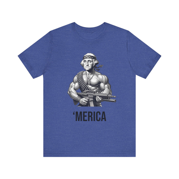 Merica George Washington Shirt, Funny 4th of July T-Shirt, Perfect Independence Day Tee, American, George Washington, July 4th Gift, Awesome