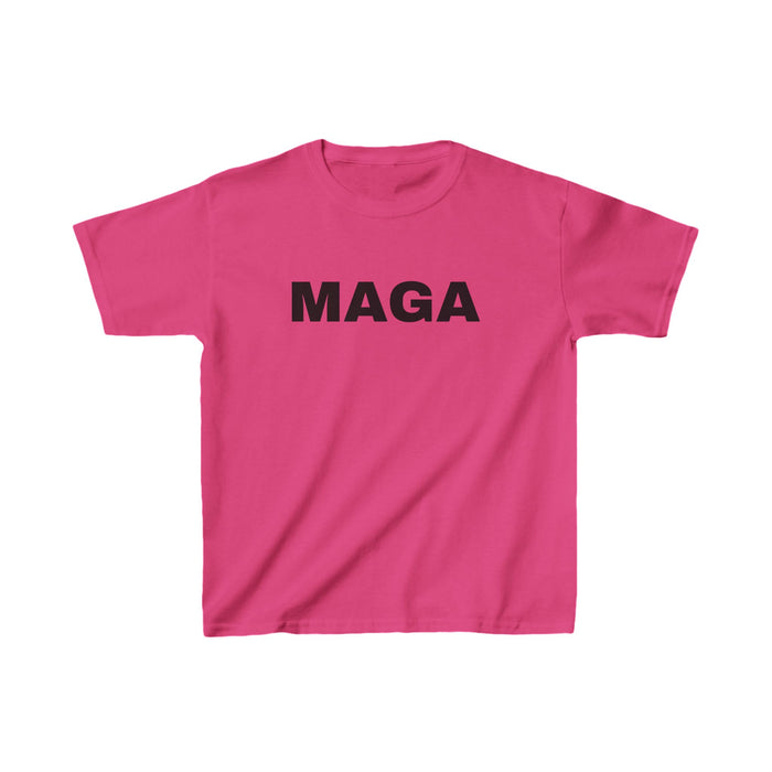 Kids MAGA Tee Shirt, Trump Supporter Children's T-Shirt, Make America Great Again, Patriotic Youth Tee, Political Kid's Clothing