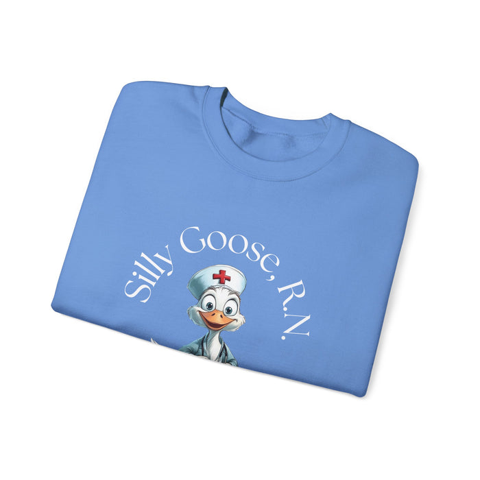 Silly Goose RN Sweatshirt, Registered Nurse Shirt, Nurse Gift, Nurse Shirt, Funny Shirt, Funny Goose Shirt,Funny Gift, Gag Gift, Nurse Day