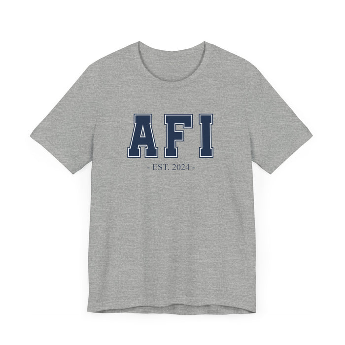 Afi Established 2024 Tee Shirt - Personalized Grandfather Gift - Celebratory Grandpa T-Shirt - Custom Afi New Grandfather Present Cotton