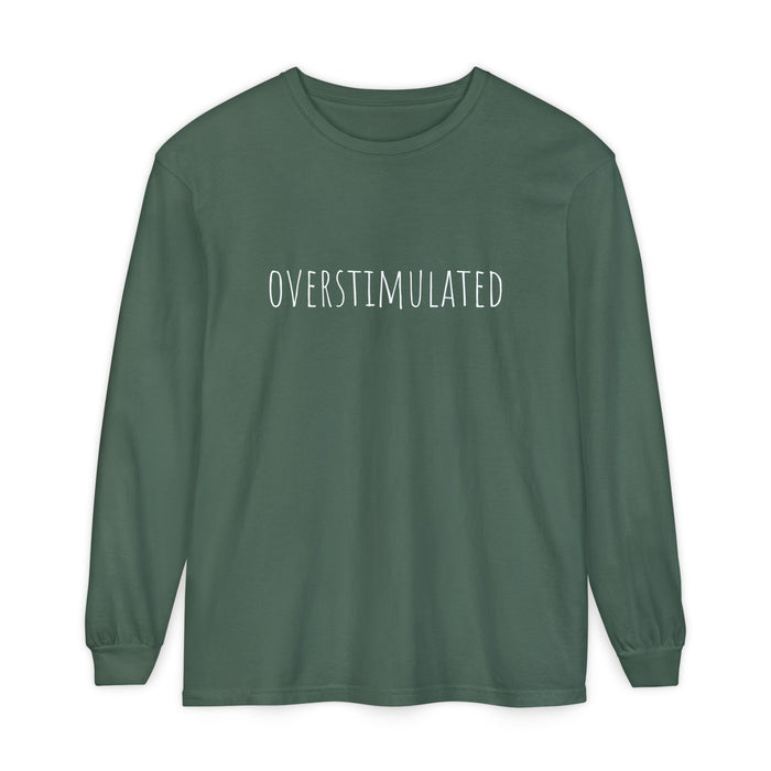 Overstimulated Shirt for Mom, Cowboy Frog Shirt, Unhinged TShirt, Weirdcore Clothing, Gen Z Shirt, Weird Stuff Funny Long Sleeve