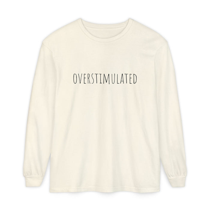 Overstimulated Shirt for Mom, Cowboy Frog Shirt, Unhinged TShirt, Weirdcore Clothing, Gen Z Shirt, Weird Stuff Funny Long Sleeve