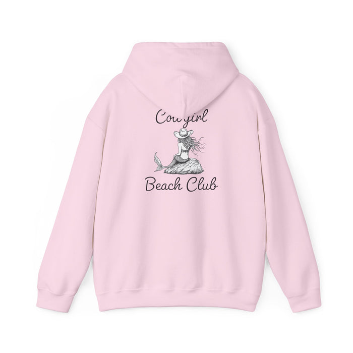 Cowgirl Beach Club Sweatshirt, Coastal Cowgirl Hoodie, Mermaidcore Clothing, Trendy Beach Shirt, Western Style, Ocean Inspired