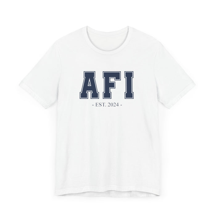 Afi Established 2024 Tee Shirt - Personalized Grandfather Gift - Celebratory Grandpa T-Shirt - Custom Afi New Grandfather Present Cotton