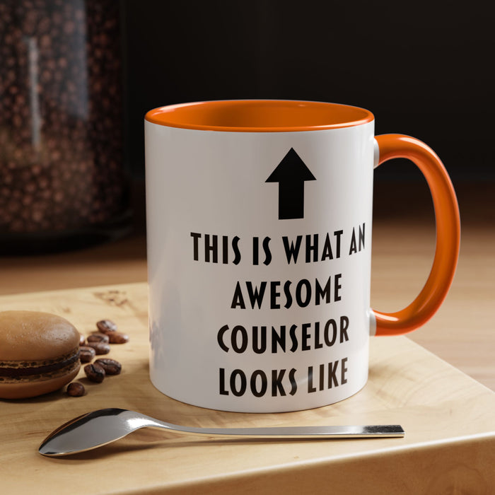 This Is What an Awesome Counselor Looks Like Coffee Mug – Counselor Appreciation Gift