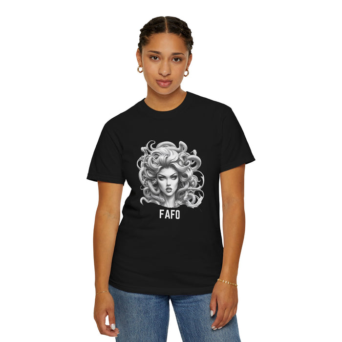 Fuck Around Find Out, Medusa T-Shirt, Greek Mythology Tee for Feminist Rage, Female Empowerment, Anti-Trump Tee Shirt, Democray, Resistance