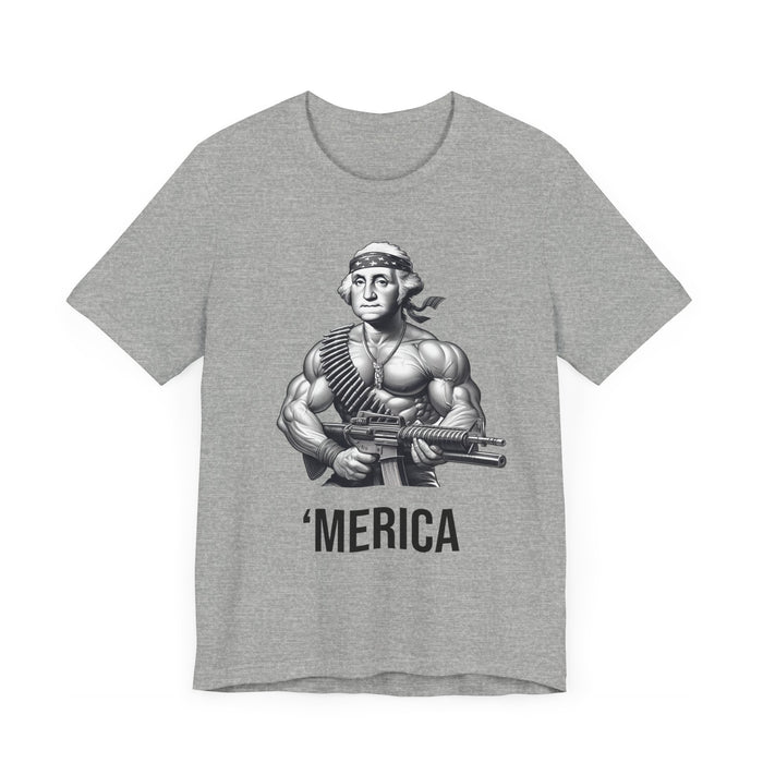 Merica George Washington Shirt, Funny 4th of July T-Shirt, Perfect Independence Day Tee, American, George Washington, July 4th Gift, Awesome