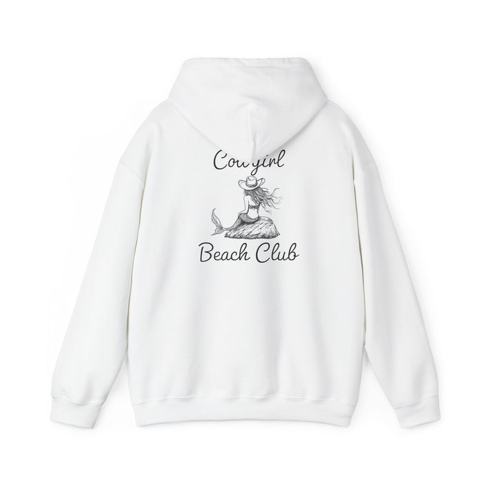 Cowgirl Beach Club Sweatshirt, Coastal Cowgirl Hoodie, Mermaidcore Clothing, Trendy Beach Shirt, Western Style, Ocean Inspired