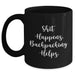 Backpacking Humor Black Coffee Mugs Gifts from Men to Friends, 'Shit Happens. Backpacking Helps.' for Dad's Special Day - Main