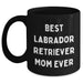 Funny Labrador Retriever Mom Ever Black Coffee Mug - Unique Father's Day Unique Gifts for Labrador Retriever Dog Mom from Kids or Husband - 11oz 15oz Dishwasher Microwave Safe - Main