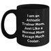 Athletic Trainer Mom Gifts, Black Coffee Mugs, Funny Quote, Graduation Unique Gifts from Friends to Athletic Trainers - Main