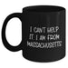 Funny Massachusetts Quotes Gifts for Men from Massachusetts, Black Coffee Mug, Graduation Unique Gifts - Main