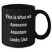 Funny Assistant Black Coffee Mugs Gifts from Men for Awesome Assistants on Father's Day, 'This Is What An Awesome Assistant Looks Like' Quote - Additional