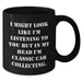 Classic Car Collecting Gifts, Funny Quote Mugs for Mom, Gifts from Men, 11oz Black Coffee Mug for Classic Car Enthusiasts, Inspirational Quote for Mother's Day - Additional