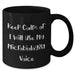 Funny Microbiologist Quote Black Coffee Mugs, Gifts from Friends, Unique Father's Day Unique Gifts for Men, Keep Calm Or I Will Use My Microbiologist Voice - Additional