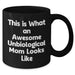 Funny Unbiological Mom Gifts, Unbiological Mom Black Coffee Mug, This Is What An Awesome Unbiological Mom Looks Like, Gifts from Men, Gifts for Unbiological Mom - Father's Day Unique Gifts - Additional