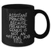 Funny Assistant Principal Gifts, Black Coffee Mug for Men, 'Freaking' genius Quote, Father's Day Unique Gifts from Family and Friends - Additional