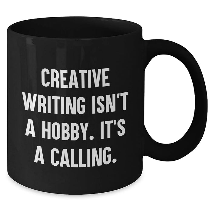 Creative Writing Quotes Gifts for Her, Funny Quote Mama's Calling, Black Coffee Mug, 11oz or 15oz, Microwave and Dishwasher Safe, Gifts from Family for Mother's Day - Additional
