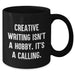 Creative Writing Quotes Gifts for Her, Funny Quote Mama's Calling, Black Coffee Mug, 11oz or 15oz, Microwave and Dishwasher Safe, Gifts from Family for Mother's Day - Additional