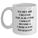 Crime Scene Technician Funny Quote Gifts from Men to Crime Scene Technician Friends on Father's Day White Coffee Mug - Main