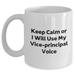 Vice-principal Humor White Coffee Mug Gifts from Friends to Vice-principal, Funny Graduation Unique Gifts - Main