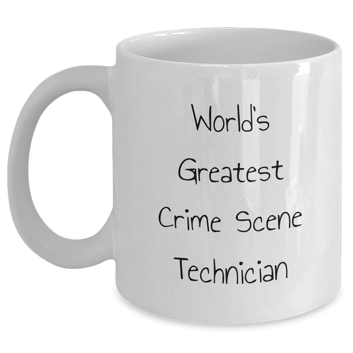 World's Greatest Crime Scene Technician Funny Gift for Crime Scene Technician Graduation Unique Gifts from Men to Crime Scene Technician Friends - Main
