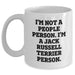 Funny Jack Russell Terrier Dog White Coffee Mug Gifts for Men - I'm Not A People Person, I'm A Jack Russell Terrier Person - Father's Day Unique Gifts from Family - Main