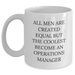 Funny Operations Manager White Coffee Mug, Inspirational Quote for Graduation Gifts from Friends, Coworkers, or Family to Operations Manager Men - Main