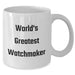 Funny Watchmaker Gifts, World's Greatest Watchmaker Quote, White Coffee Mug for Watchmaker Enthusiasts, Gifts from Friends and Family for Mother's Day - Additional