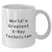 Funny X-Ray Technician Gifts from Men for World's Greatest Dad on Father's Day - White Coffee Mug - Additional