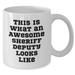 Sheriff Deputy Funny White Coffee Mug Gifts from Men to Awesome Sheriff Deputies for Father's Day - This Is What An Awesome Sheriff Deputy Looks Like - Additional