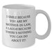Funny Mom-in-law Gifts, White Coffee Mugs for Men, Gifts from Family to Mom-in-law, 'I Smile Because You Are My Mom-in-law' Quote - Additional