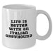 Funny Italian Greyhound Dog Gifts from Men to Italian Greyhound Dog Lovers, White Coffee Mug for Father's Day - Additional
