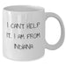 Funny Indiana White Coffee Mugs, 'I Can't Help It. I Am From Indiana' - Unique Gifts from Friends, Family, or Coworkers for Indiana Residents, Perfect for Mother's Day - Additional