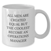 Funny Operations Manager White Coffee Mug, Inspirational Quote for Graduation Gifts from Friends, Coworkers, or Family to Operations Manager Men - Additional
