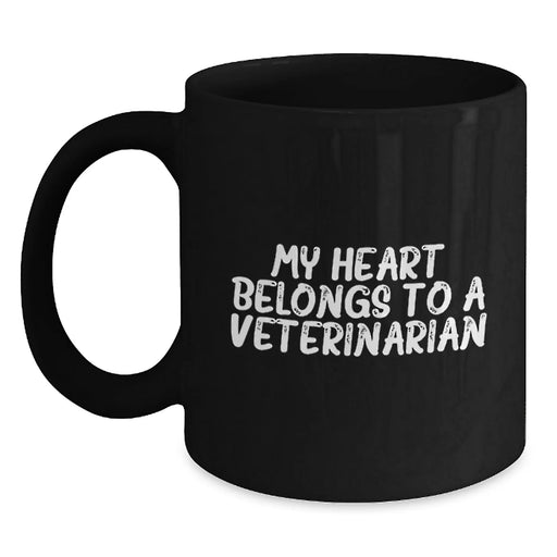 Funny Veterinarian Gifts from Friends - My Heart Belongs To A Veterinarian Birthday Unique Gift for Veterinarian Men and Women - Main