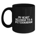 Funny Veterinarian Gifts from Friends - My Heart Belongs To A Veterinarian Birthday Unique Gift for Veterinarian Men and Women - Main