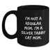 Funny Silver Tabby Cat Mom Mug Gifts from Men to Women for Christmas Unique Presents - Main