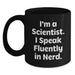 Funny Scientist Quote Black Coffee Mug Gifts for Men from Family, Unique Christmas Memorable Presents for Scientists - Main
