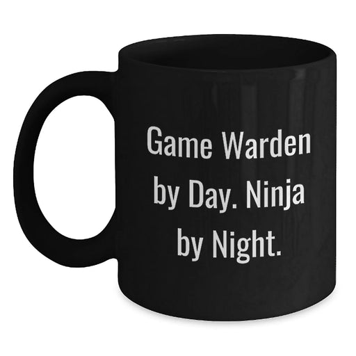 Game Warden Ninja Coffee Mug Gifts from Friends, Birthday Unique Gifts for Game Wardens - Main