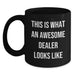 Gifts from Friends for Dealer, Happy Birthday Unique Gifts, Funny Quote Dealer Black Coffee Mug - 11oz, 15oz - Main