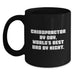 Funny Chiropractor Gifts for Men - Chiropractor Black Coffee Mug - Gifts from Family to Chiropractor By Day, World's Best Dad By Night. - Main