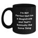 Funny Magistrate Coffee Mug Gifts from Friends for Graduation, 'I'm Not Perfect...' - Main