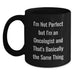 Funny Oncologist Gifts from Friends to Oncologist, Birthday Unique Gifts for Men, Women, Family - I'm Not 'Perfect' but I'm an Oncologist Mug - Main