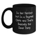 Funny Birthday Unique Gifts for Payroll Clerk, Unique Payroll Clerk Black Coffee Mug, I'm Not Perfect But I'm A Payroll Clerk Gifts from Friends - Main