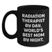 Funny Quotes for Radiation Therapist, Black Coffee Mugs, Unique Christmas Unique Gifts from Family to Radiation Therapist Friends - Main