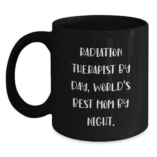 Funny Radiation Therapist Gifts for Radiation Therapist, Black Coffee Mug with Cute Quote, Gifts from Friends for Valentine's Unique - Main
